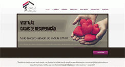 Desktop Screenshot of casadeoracao.org